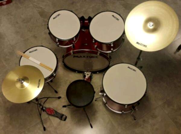 MAXTONE MXC-3017FMR DAVUL SET METALİK KIRMIZI
