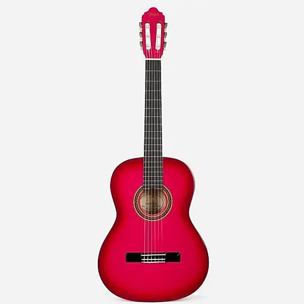 VALENCIA VC104TPKS KLASİK GİTAR, 4/4, PEMBE SUNBURST, SAP ÇELİKLİ