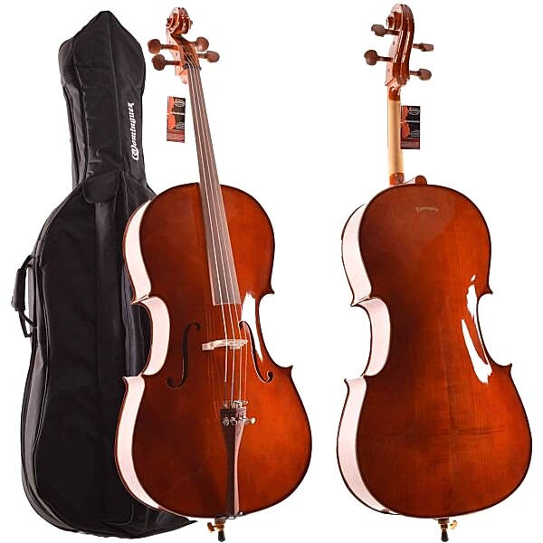 Çello (Viyolonsel) Dominguez 4/4 Gül Aksamlı Parlak DCR44CRP1