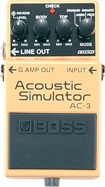 Boss AC-3 Acoustic Simulator Kompakt Efekt Pedalı