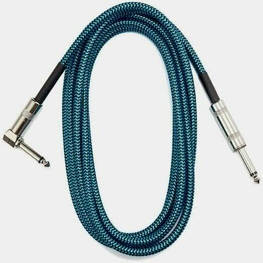 GİTAR KABLO GÜRÜLTÜSÜZ (NOISLESS) 3M MAVİ