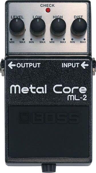 BOSS ML-2 Metal Core Distortion Kompakt Efekt Pedalı
