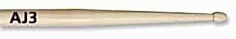 VICFIRTH AJ3 BAGET/STICK, HICKORY, 0.545''x16'', LONG TAPE