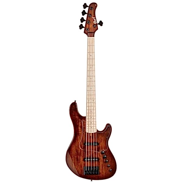 CORT GB-FUSION5ABB BASS GİTAR, 5 TELLİ, ÇANTALI, ANTIQUE BROWN BURST