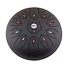 Cox Steel Tongue Drum (Siyah)