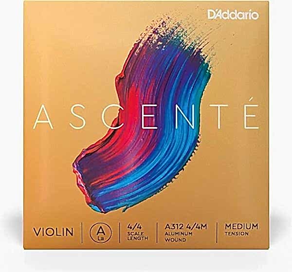 DADDARIO A312 4/4M KEMAN TEK TEL, ASCENTE, A-(LA), MEDIUM