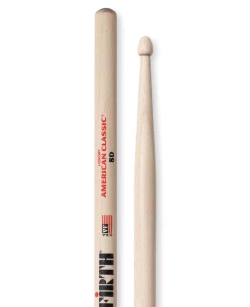 VICFIRTH 8D BAGET HICKORY, 0.540''x16'' , MED