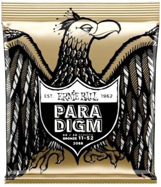 ERNIE BALL P02088 Paradigm Medium Light 80/20 Bronz 11-52 Akustik Gitar Tel Seti