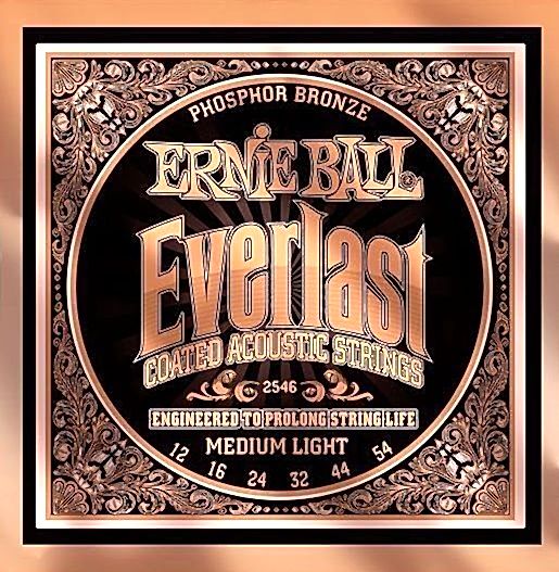 Ernie Ball P02546 Everlast Akustik Gitar Teli (MediumLight)