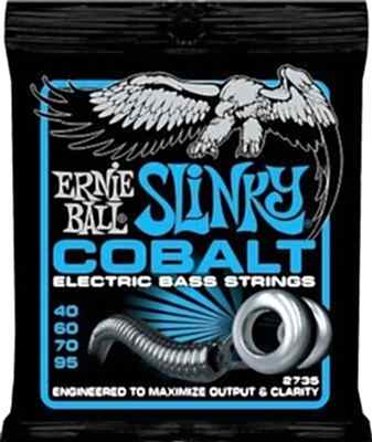 Ernie Ball P02735 Cobalt Extra Slinky Bas Gitar Teli