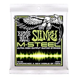 Ernie Ball P02921 M-Steel Regular Slinky 0.10 - 0.46 Elektro Gitar Teli