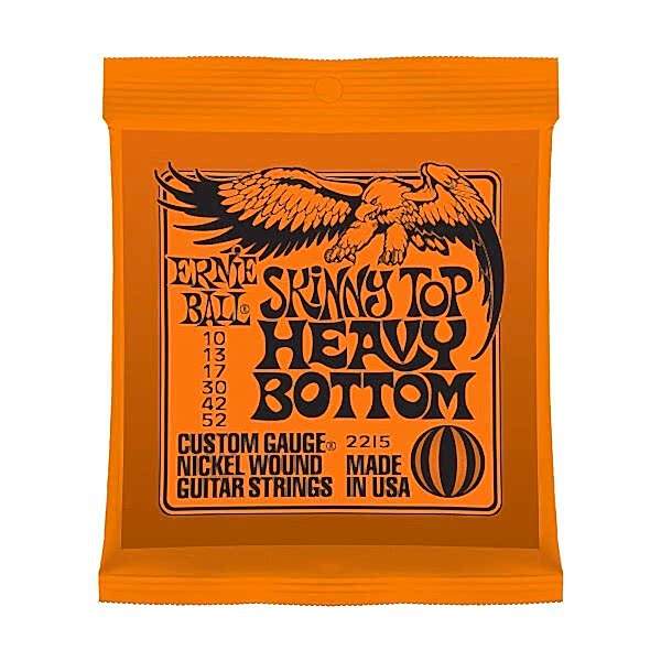 Ernie Ball P02215 Skinny Top Heavy Bottom Nickel 10-52  Elektro Gitar Teli