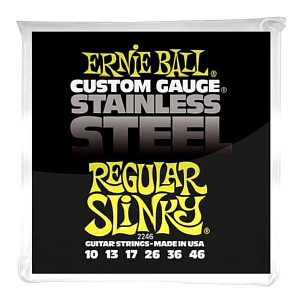 Ernie Ball P02246 Stainless Steel Regular Slinky 10-46 Elektro Gitar Teli