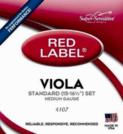 VIOLA TEL SETİ, RED LABEL, MEDIUM (15''-16.5''),