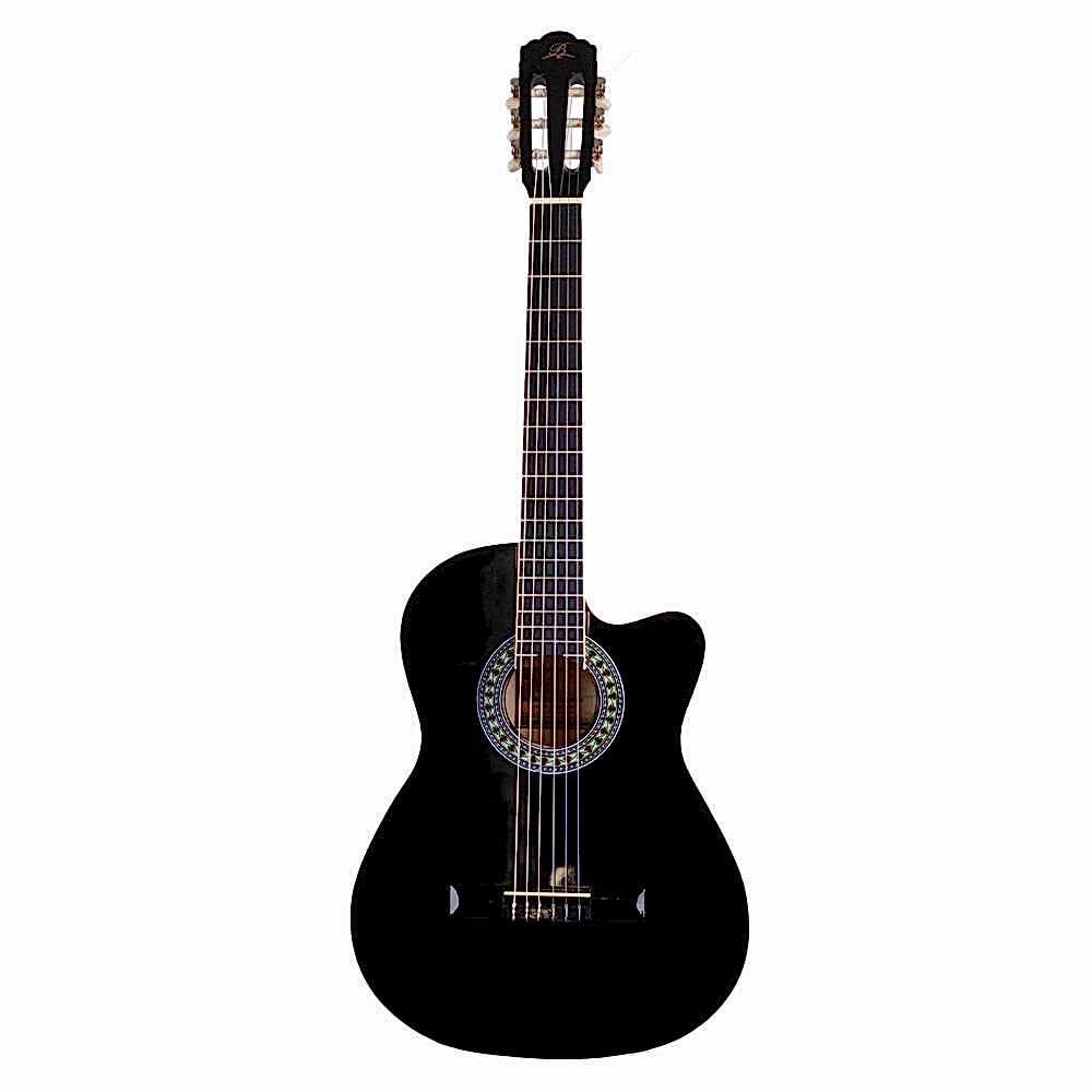 Barcelona LC 3900 CBK Cutaway Siyah Klasik Gitar