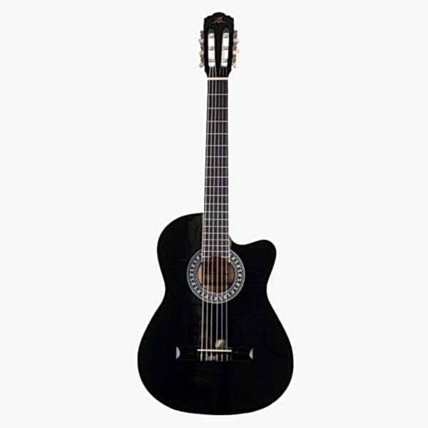 Barcelona LC 3900 CBK Cutaway Siyah Klasik Gitar