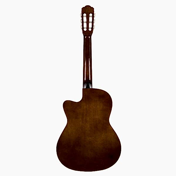 Barcelona LC 3900 CYW Kahverengi Cutaway Klasik Gitar