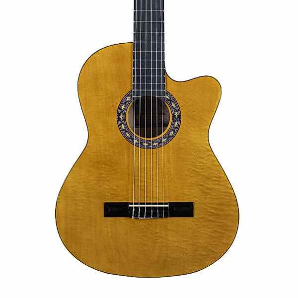 Barcelona LC 3900 CYW Kahverengi Cutaway Klasik Gitar
