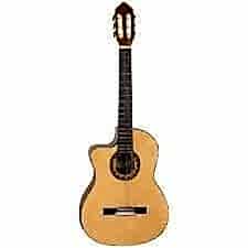 VALENCIA VC304CEL ELEKTRO KLASİK GİTAR SOLAK, CUTAWAY, 4/4, NATUREL