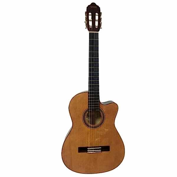VALENCIA VC104TCVT ELEKTRO KLASİK GİTAR, 4/4, NATUREL, SAP ÇELİKLİ