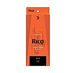 D'Addario Woodwinds Rico RAS1N Alto Saksafon Bek Bilezik ve Kapak Seti