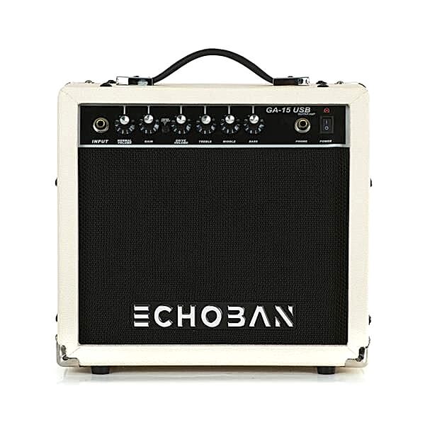 Echoban GA15USB 15 Watt Mavi Gitar Amfisi USB