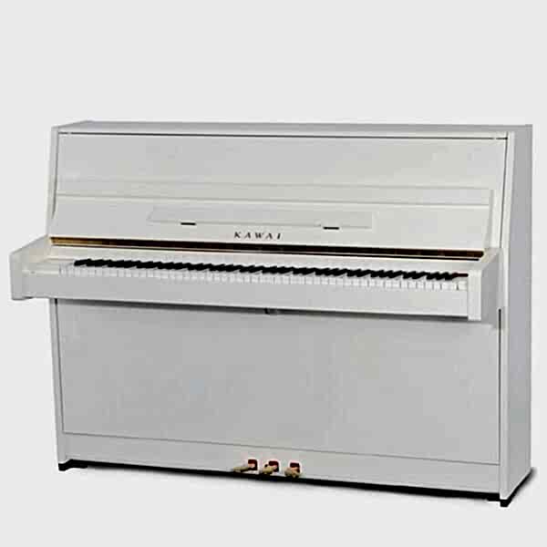 KAWAI K-15E WH/P Parlak Beyaz 110 CM Duvar Piyanosu