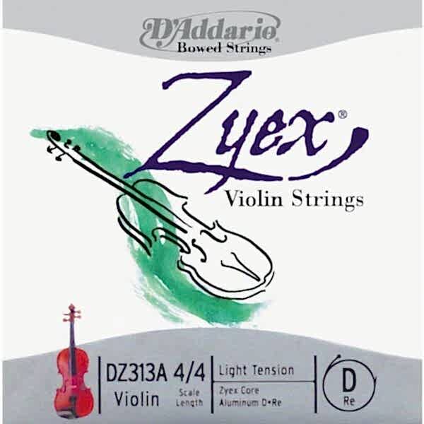 DADDARIO DZ313A KEMAN TEK TEL, ZYEX, 4/4 , MEDIUM, D-(RE), ALÜMİNYUM