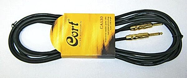 GİTAR KABLO GÜRÜLTÜSÜZ 4,5M (NOISLESS), SİYAH,