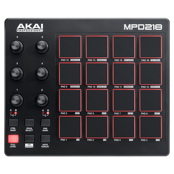 AKAI MPD218 USB Drum Pad Kontrol Cihazı