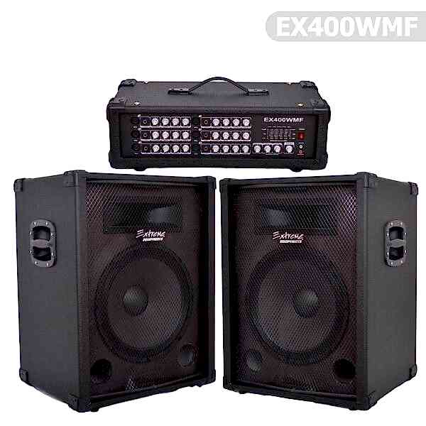 Extreme Amfi Ses Sistemi 2 Kolon+Kafa EX400WMF