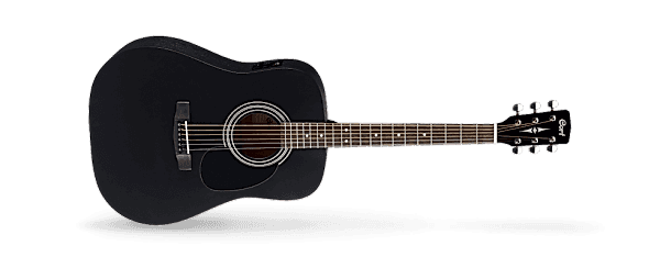 CORT AD810E-BKS ELEKTRO AKUSTİK GİTAR, SİYAH SATİN, LADİN KAPAK