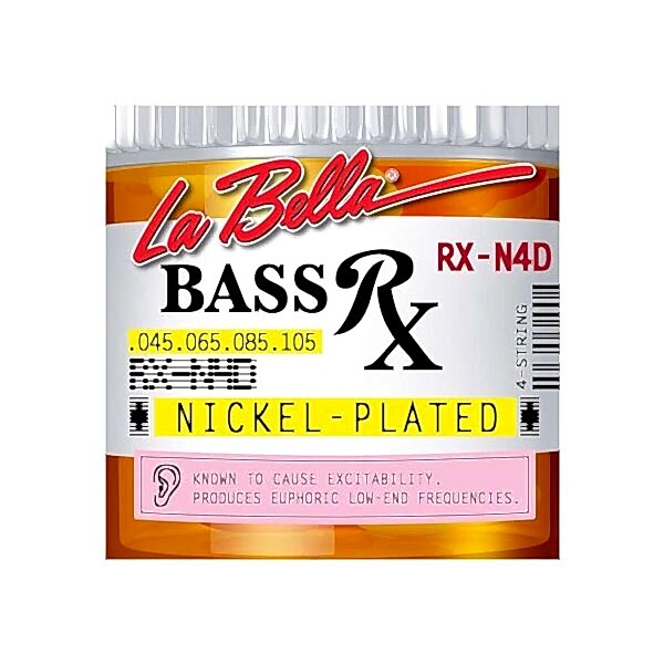 Gitar Aksesuar Bas Tel Labella 4 Telli LB-RX-N4D 0,45