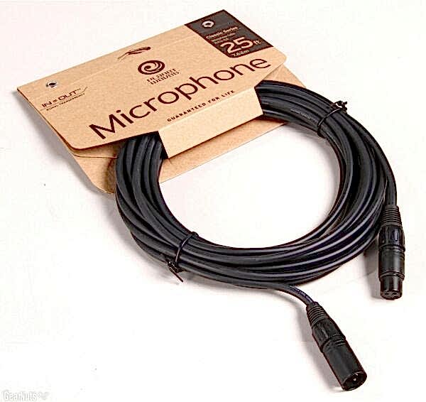 MİKROFON KABLO 25 İNCH KLASİK  ÇİN