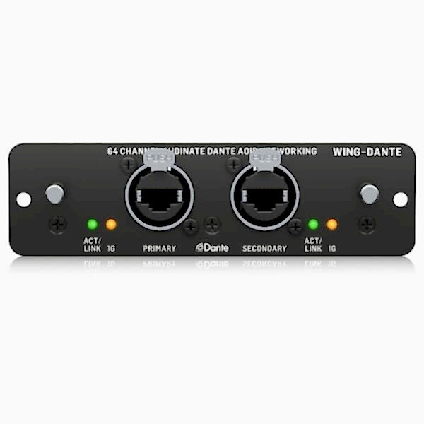 BEHRINGER 64x64 Kanal Audinate Dante AoIP Ağı için WING Genişletme Kartı