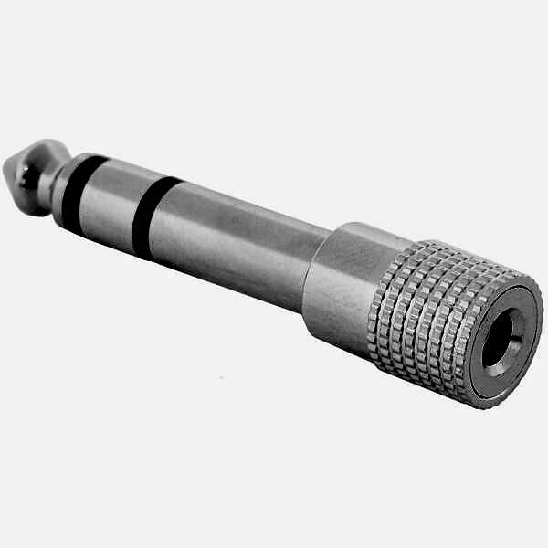 KIRLIN 1/4'' TRS M - 3.5mm TRS F, 2li Nickel Kaplı Dönüştürücü