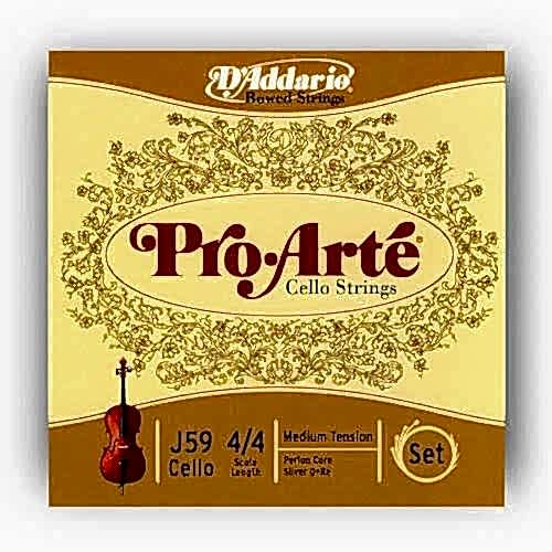 DADDARIO J59 4/4M CELLO TEL SETİ, PRO-ARTE, 4/4, MEDIUM
