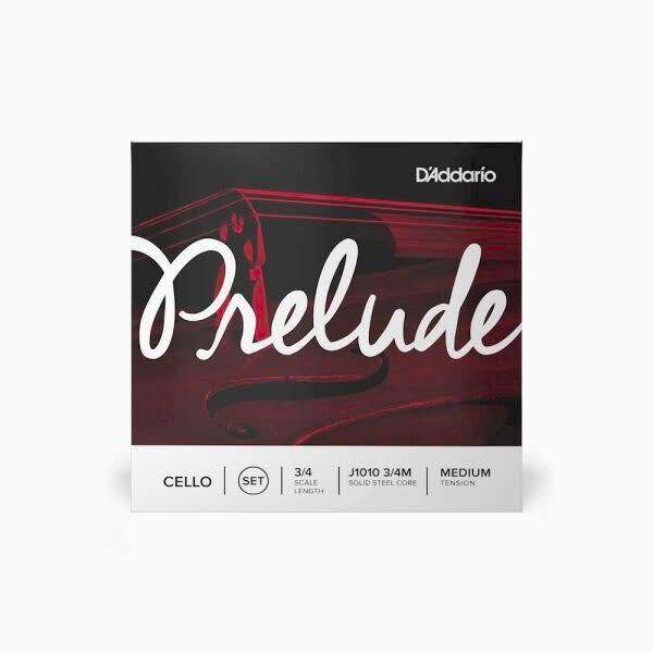 DADDARIO J101034 CELLO TEL SETİ, PRELUDE, 3/4, MEDIUM