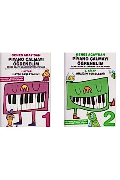 Denes Agay 'dan Piyano Çalmayı Öğrenelim 1. Kitap ve 2. Kitap (SET)